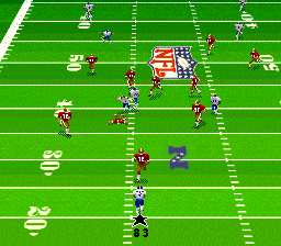 Madden NFL '96 (USA) (Sample) In game screenshot